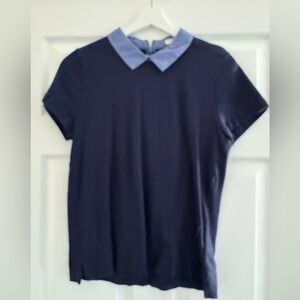 JCrew Peter Pan collar top